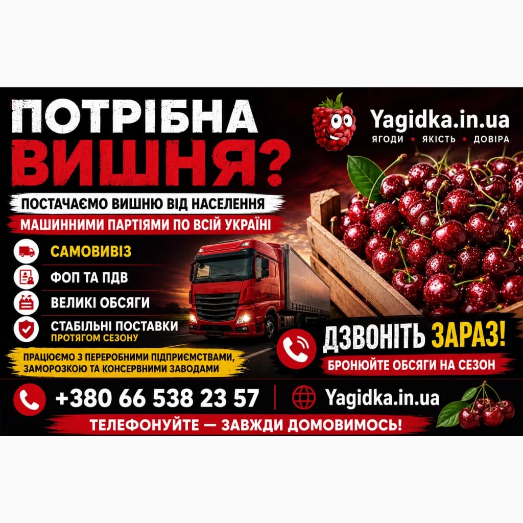 Вишня · оптом · Черкаська область