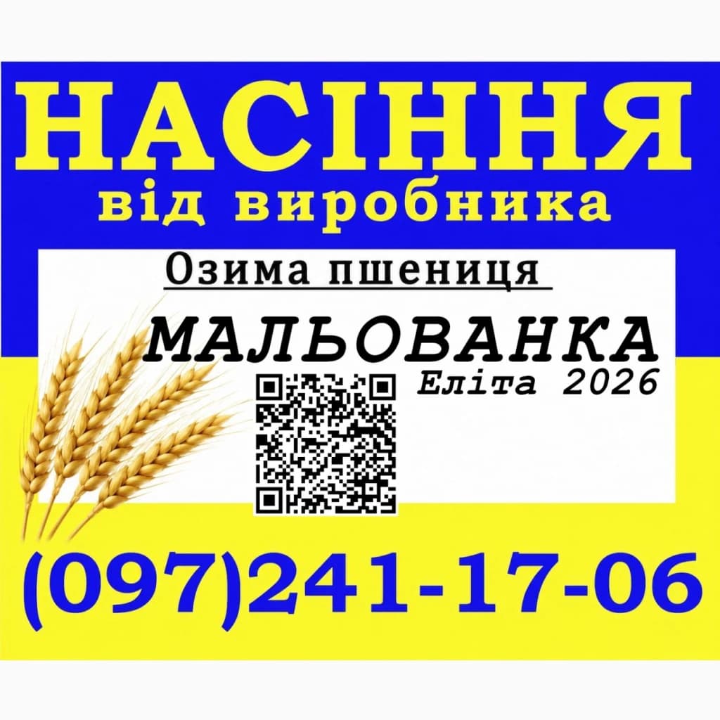 Пшениця озима Мальованка, Полтавська обл.